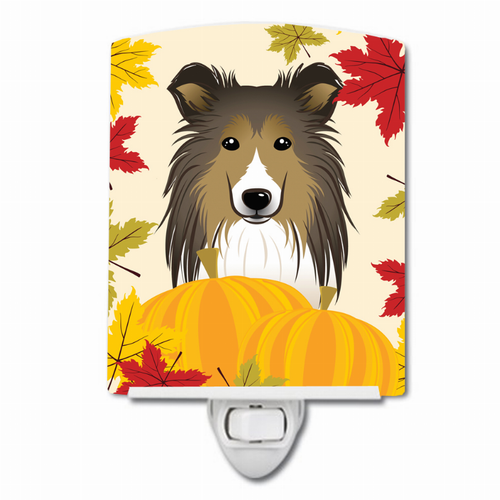 Thanksgiving Design with Dog Ceramic Night Light - S000213B001695P099379V000