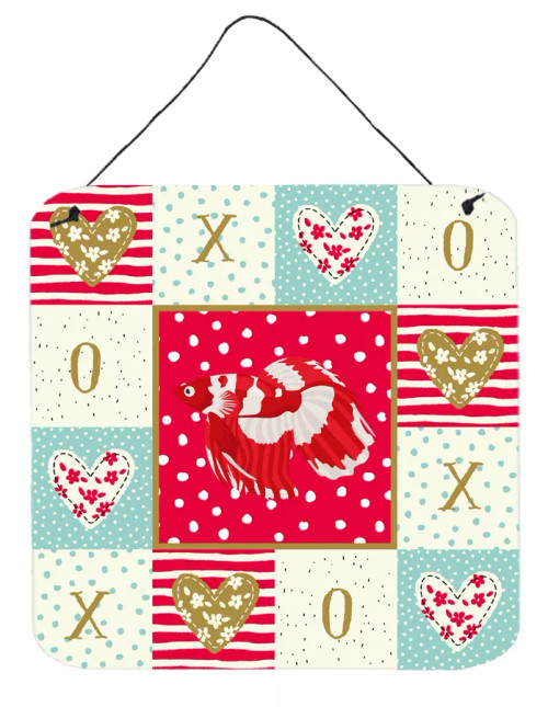 Veil Tail Betta Love Wall or Door Hanging Prints