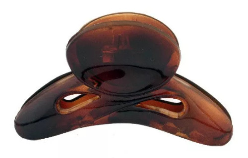 French Round Top Tortoise Shell Hair Claw - 356-10