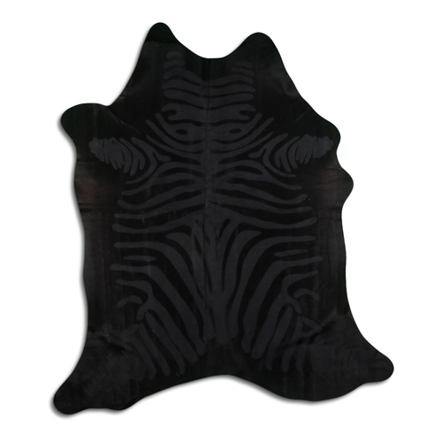 ACID WASHED HAIR ON COWHIDE DISTRESSED ZEBRA GREY - CPDDZEGR2A-00106542