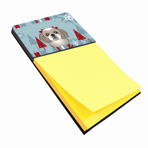 Seasonal Holiday Dog Art Sticky Note Holder - S000213B001695P056680V018