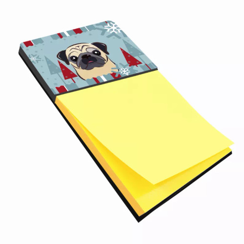 Seasonal Holiday Dog Art Sticky Note Holder - S000213B001695P056680V030