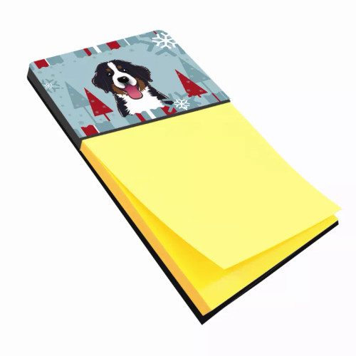 Seasonal Holiday Dog Art Sticky Note Holder - S000213B001695P056680V005