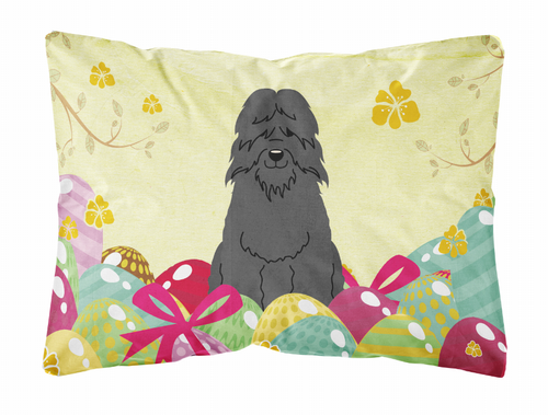 Easter Eggs Dog Art Canvas Fabric Decorative Pillow - S000213B001695P083991V000