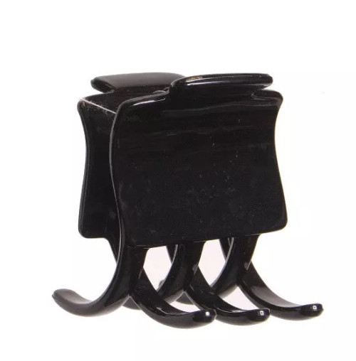 X Large Pony Hair Claw Patent Black - 9429-09