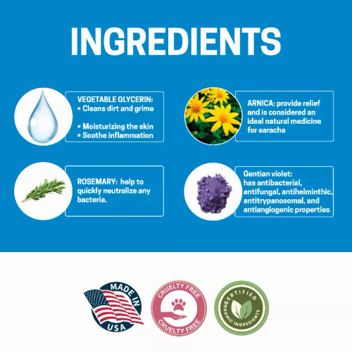 All-Natural Dog Ear Cleaner 8 oz All-Natural Dog Ear Cleaner 8 oz