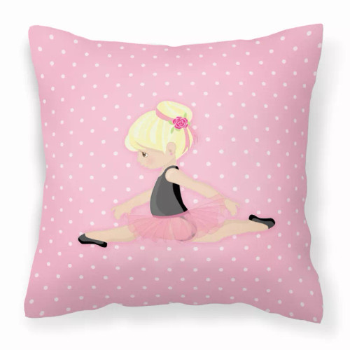Ballerina Themed Fabric Decorative Pillow - BB5166PW1818