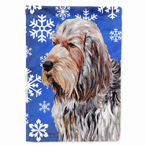 Winter Snowflakes Holiday Dog Flag Garden Size - S000213B001695P038685V000