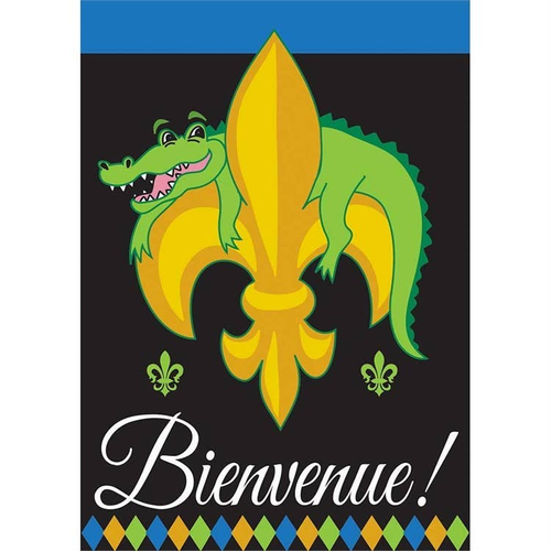 Bienvenue Alligator Flag