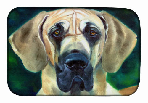 Dog on Dish Drying Mat - S000213B001695P072232V049