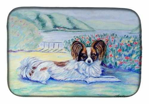 Dog on Dish Drying Mat - S000213B001695P072232V008