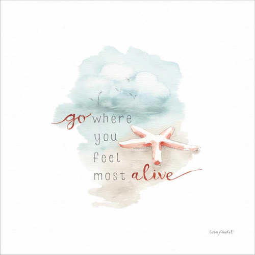 Starfish on the Sand by Lisa Audit, Canvas Art - C1079080-0120000-ACAAAMA