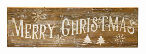 Merry Christmas Sign 31.5"L x 9.75"H Wood Merry Christmas Sign 31.5"L x 9.75"H Wood