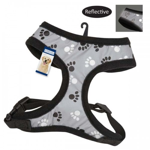 Casual Canine Reflective Pawprint Harnesses - ZA4927 08 17