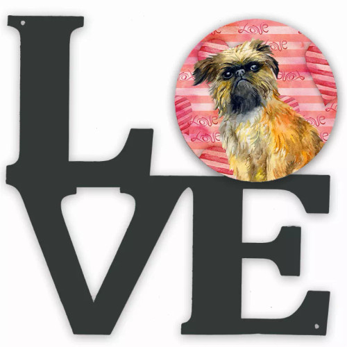 Dog Love & Hearts Metal Wall Artwork - S000213B001695P012511V000