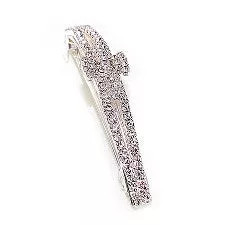 Volume Barrette w/ Swarovski Rhinestones & Stone Twist - 37575-5955-06