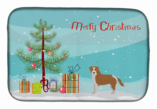Dog Breed/Merry Christmas art Dish Drying Mat - CK3466DDM