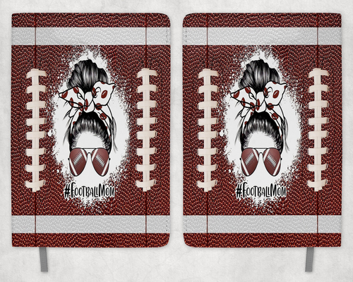 Football Mom Printed 8 Inch  A-5 Journal