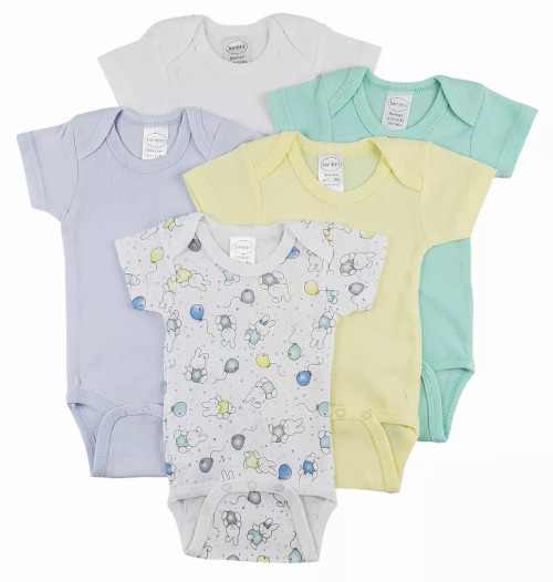 Bambini Short Sleeve One Piece 5 Pack - S000522B001438P000071V027