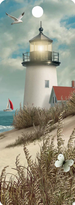 Peaceful Shore - 3D Bookmark