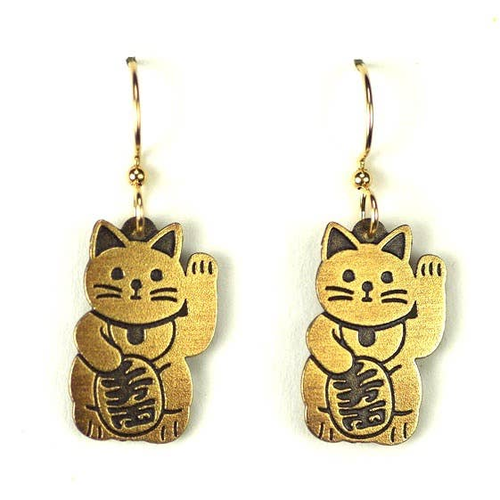 Good Luck Cat Earring - S002399B002660P000104V004