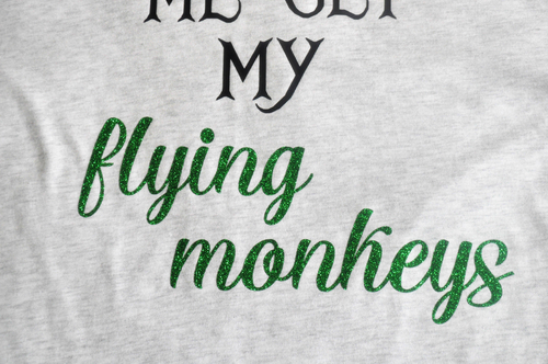 Don't make me get my flying monkeys Raglan