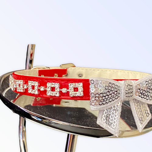 My Glam Holiday Bow Collar - S002142B002493P000554V006