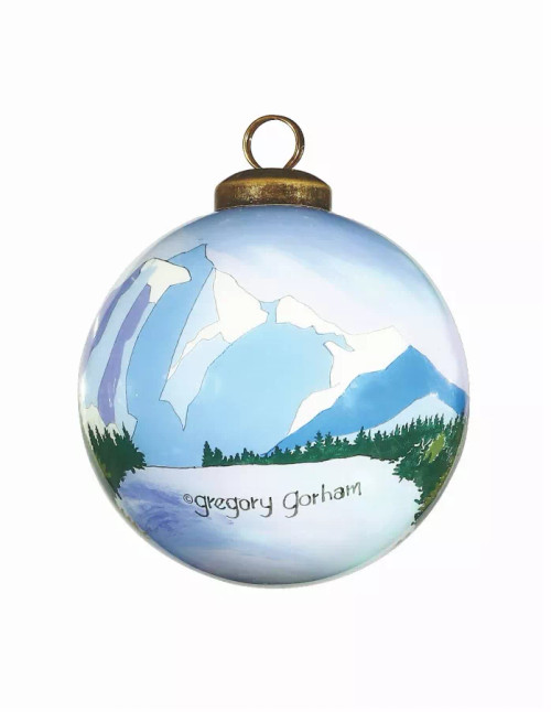 Colorado Hand Painted Glass Ornament Colorado Hand Painted Glass Ornament