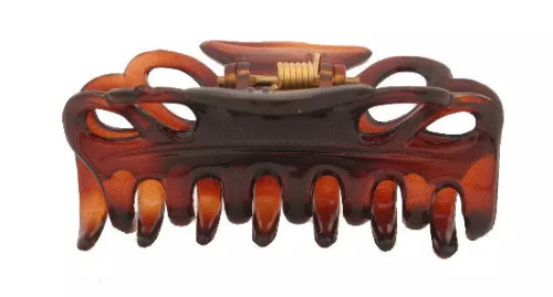 Large Braid Hair Claw Tortoise Shell - 841-05