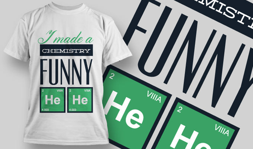 Funny Chemistry EPS Premium T-Shirt