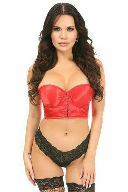 Lavish Satin Underwire Short Bustier - LV-908-2X