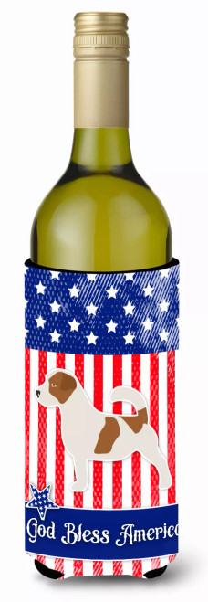 American Flag and Dog Wine Bottle Hugger - S000213B001695P072574V000