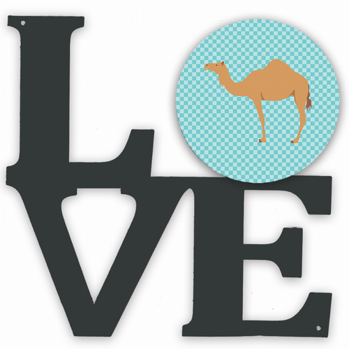 Animal Profile Artwork Metal LOVE Wall Decor - BB7991WALV