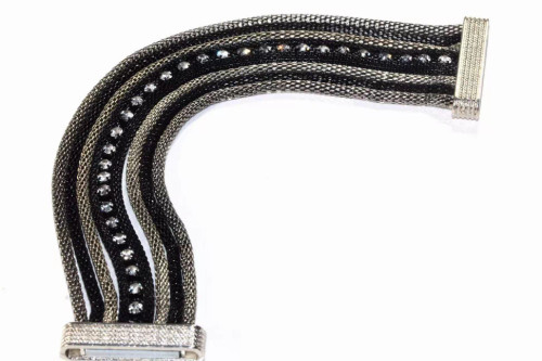 Rope Style Dazzling Cocktail Bracelet