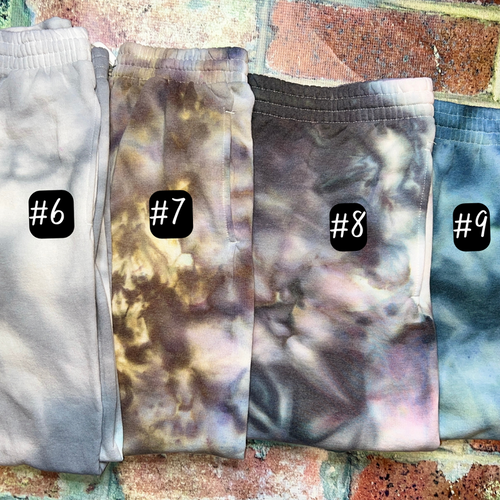 Ice Dyed Tie Dye Blank Joggers