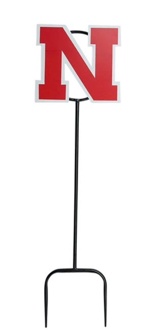 University of Nebraska Logo Wrought Iron Yard Decor