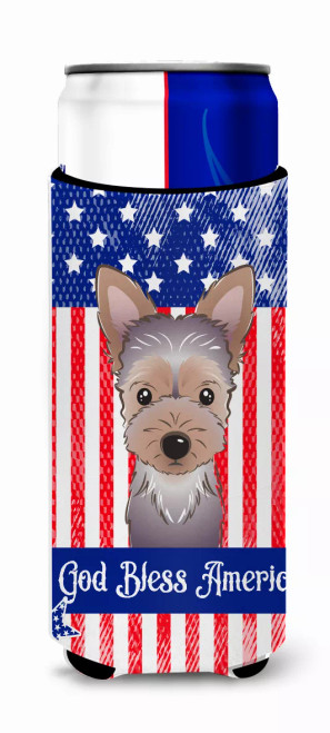 American Flag and Dog Ultra Hugger for slim cans - S000213B001695P061934V000