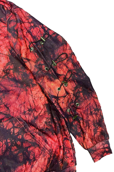 SIDE TOGGLE SWEAT SET - WP113-RED-2XL