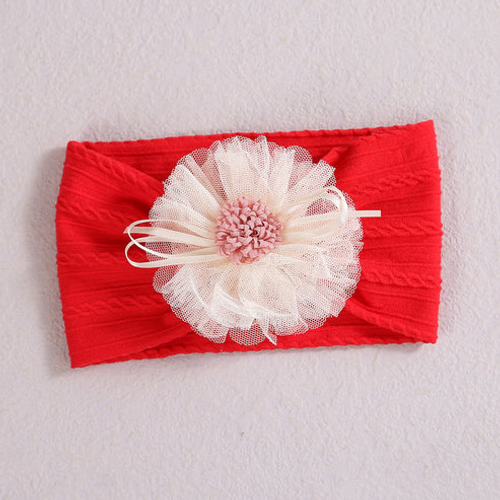 Baby Lace Floral Elastic Cotton Headband - JM2204282026-294