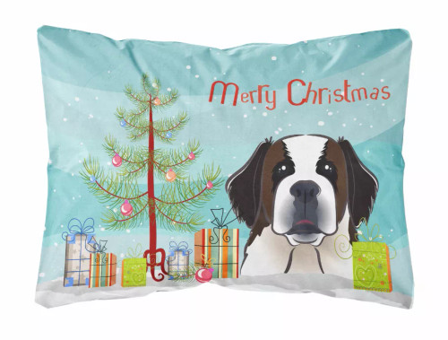 Christmas Tree and Dog Canvas Fabric Decorative Pillow - S000213B001695P058061V000