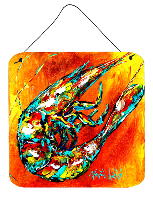 Shrimp Warming Up Wall or Door Hanging Prints