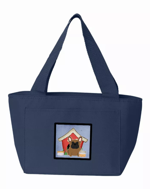 Dog House Collection French Bulldog Brown Lunch Bag