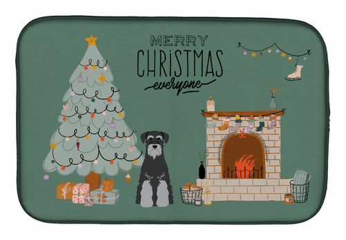 Dog Christmas Everyone Dish Drying Mat - S000213B001695P020169V008
