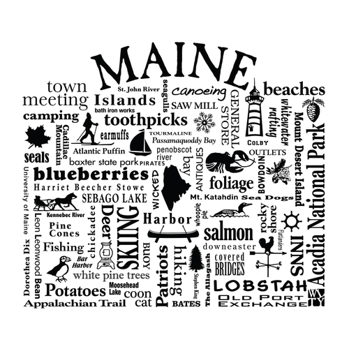 US State Destination Unisex T-shirt - Where Life Takes You (K-M) - S001839B002277P000014V909