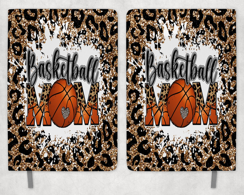 Basketball Mom Leopard Print Printed 8 Inch  A-5 Journal - 1352-6120