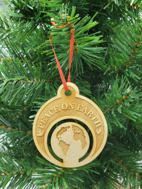 Unfinished Christmas Wood Ornament