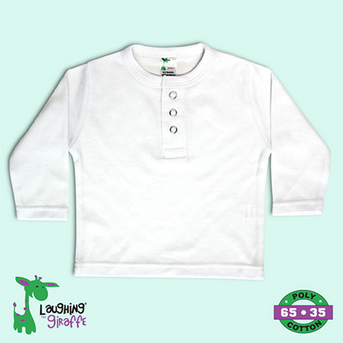 The Laughing Giraffe Long Sleeve Henley Baby T-Shirt - S001067B001755P000168V008