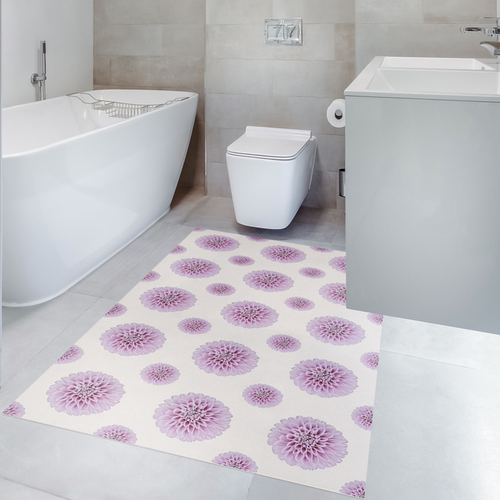 Blossom' Floral Non-Slip Indoor/Outdoor Rug - BLOSSOM_LAVENDER-30X96