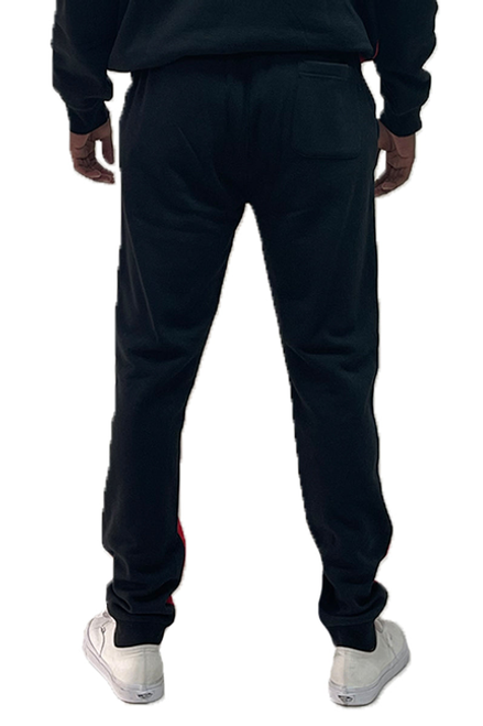 Mono Sweat Pants - WP121-M-BLKRED