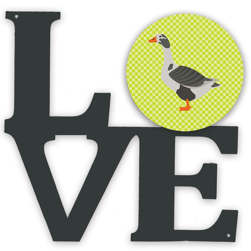 Bird Profile Artwork Metal LOVE Wall Decor - S000213B001695P012018V000